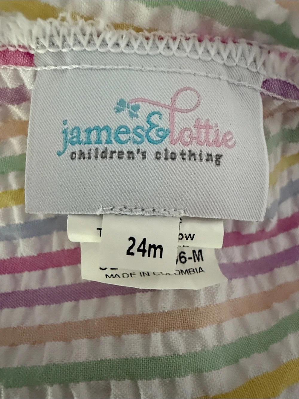 James & Lottie soft seersucker